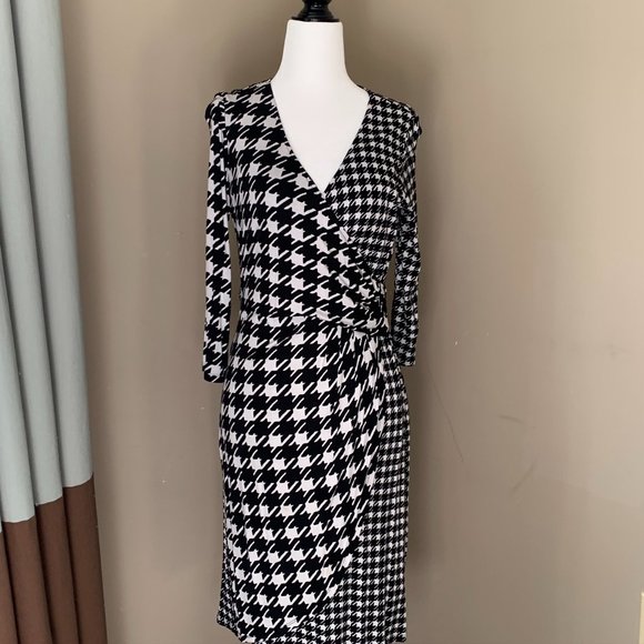 Work Dress - Houndstooth Pattern - Picture 3 of 6